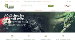 Desktop Screenshot of eshop.farmapython.cz